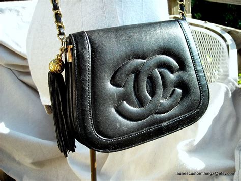 chanel vintage laundry bar purse image|vintage vault Chanel leather bags.